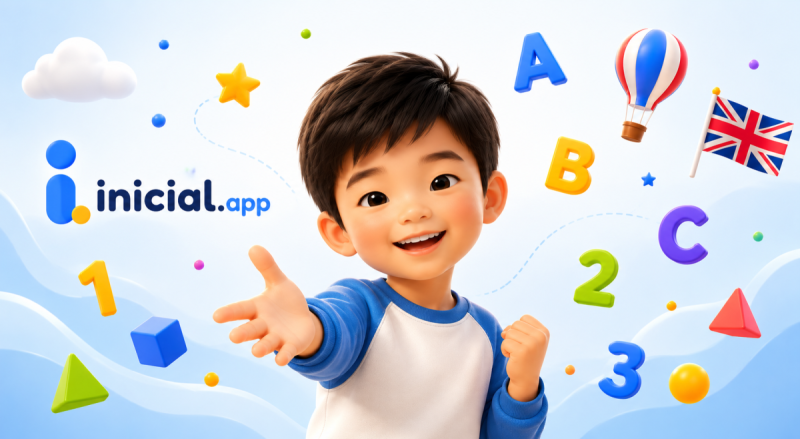 inicial.app — niño aprendiendo a leer, jugar y descubrir letras, números e inglés
